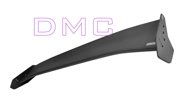 DMC Porsche 992 GT3 Cup: Carbon Fiber Rear Wing: Big Spoiler Replacement for the OEM 992 in GT2 RS RSR Style, FIA Cup Car Certification Ready