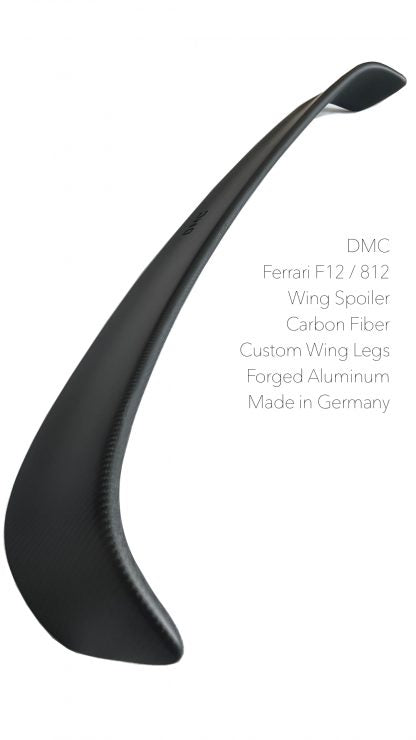 DMC Ferrari 812 Competizione Big Wing Spoiler: Forged Carbon Fiber: fits the OEM Coupe & Spider