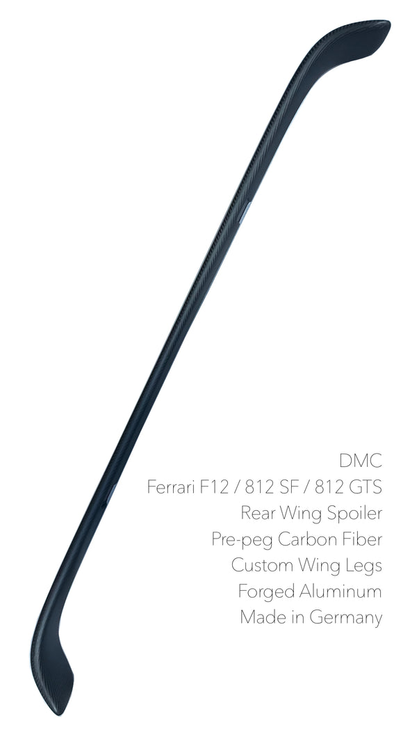 DMC Ferrari 812 SF Carbon Fiber Rear Wing: EVO FXX fits the OEM Superfast