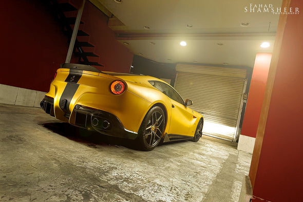 DMC Ferrari F12: Forged Carbon Fiber Rear Diffuser: Fits the OEM Coupe & Spider Berlinetta as Replacement