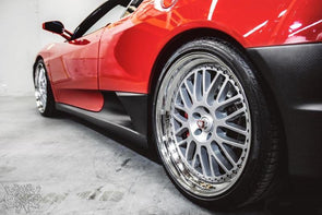 DMC Ferrari F430 Side Skirts Scuderia Style Carbon Fiber