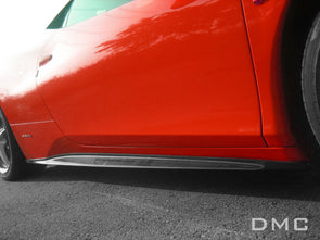 DMC Ferrari 458 Italia Forged Carbon Fiber Side Skirts Panels, Coupe & Spider OEM Replacements as Speciale Aperta GT Style Body kit