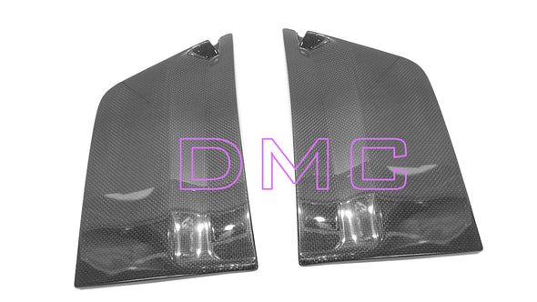 DMC Ferrari 488 Pista Spider Forged Carbon Fiber Window Louvers Trims Panels Covers