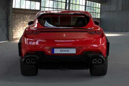 DMC Ferrari Purosangue: Forged Carbon Fiber Aero Kit: Trunk Rear Wing Duck Lip Spoiler fits the OEM SUV Body