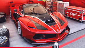 DMC Ferrari LaFerrari Forged Carbon Fiber Front Bumper Lip: FXX K or EVO style, fits the OEM Coupe & Aperta