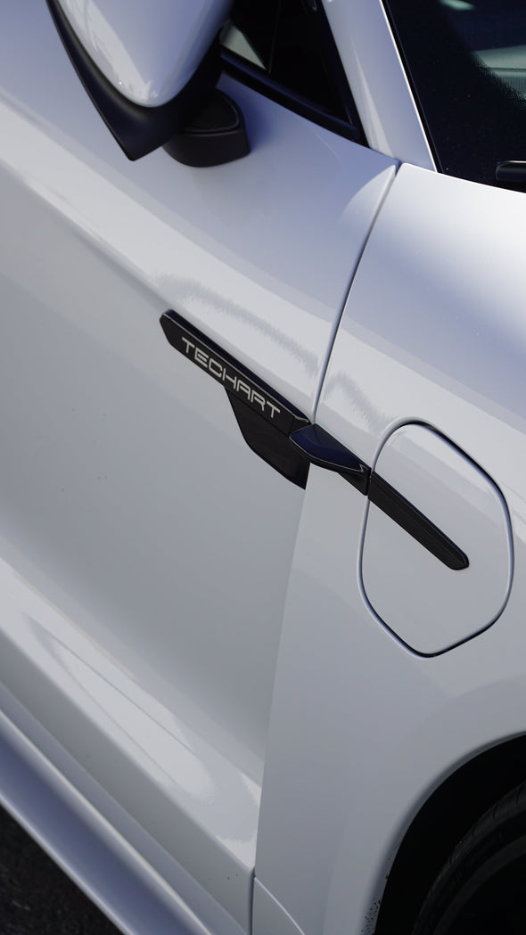 TECHART Trim Cover with TECHART Logo for Porsche 9J1 Taycan