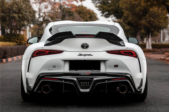 DarwinPro 2019+ Toyota GR Supra (J29 & DB) A90 A91 BKSS Style Carbon Fiber Rear Diffuser