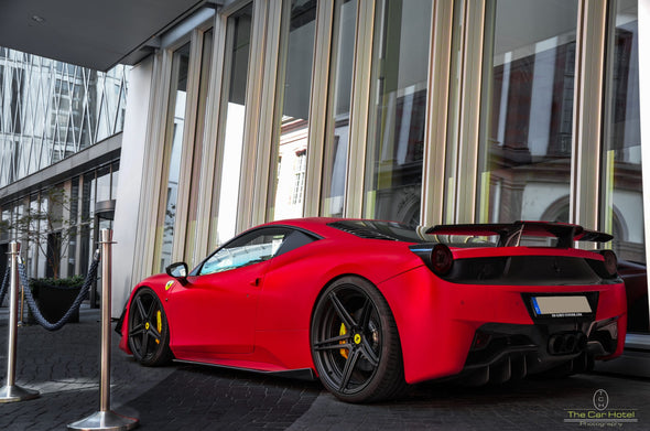 DMC Ferrari 458 Estremo: Forged Carbon Fiber Side Skirts: Fit the Italia Coupe & Spider OEM as well as the Aperta & Speciale