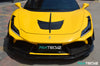 PAKTECHZ Carbon Fiber Front Lip Spoiler for Ferrari F8 Tributo / Spider