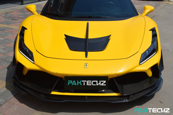 PAKTECHZ Carbon Fiber Front Intake Trim for Ferrari F8 Tributo / Spider