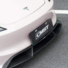 CMST Dry Carbon Fiber Front Lip Spoiler for Tesla Model 3 Highland 2023+