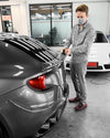 DMC Ferrari FF Carbon Fiber Rear Wing Duck Spoiler Lip fits on the OEM Trunk Lid