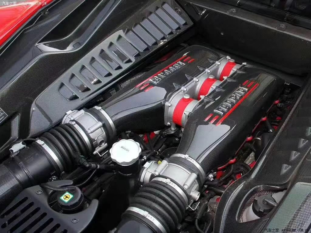 Ferrari 458 Speciale Style Dry Carbon Fiber Engine Bay Intake Covers ...