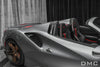 DMC Ferrari Pista Forged Carbon Fiber Rear Deck Lid fits the OEM Body Coupe & Spider 488 GTB as a Facelift Conversion Kit