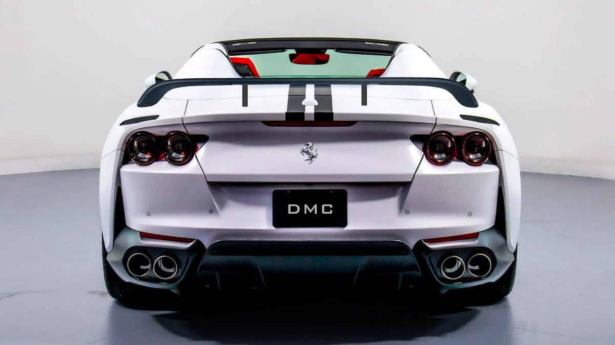 DMC Ferrari 812 GTS Carbon Fiber Rear Wing: EVO FXX fits the OEM GTS S ...