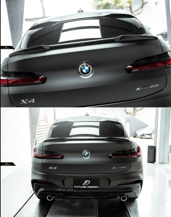 Future Design Carbon Fiber Rear Wing for BMW X4 G02