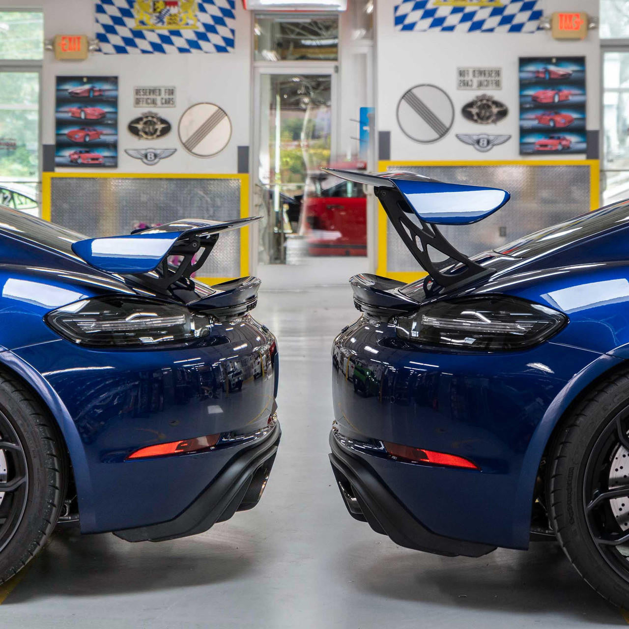 Fabspeed Porsche 981 / 718 Cayman GT4 Wing Risers – CarGym