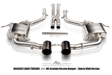 Fi-Exhaust Valvetronic Exhaust System for Maserati GranTurismo S w/ MC Bumper