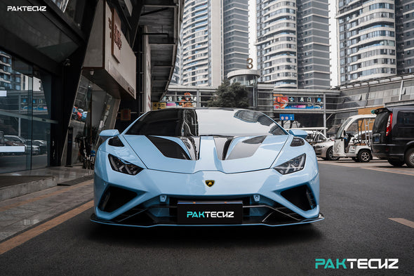 PAKTECHZ Carbon Fiber Front Lip Spoiler for Lamborghini Huracan EVO RWD
