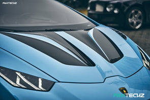 PAKTECHZ Carbon Fiber Front Hood Bonnet for Lamborghini Huracan LP580 LP610 EVO
