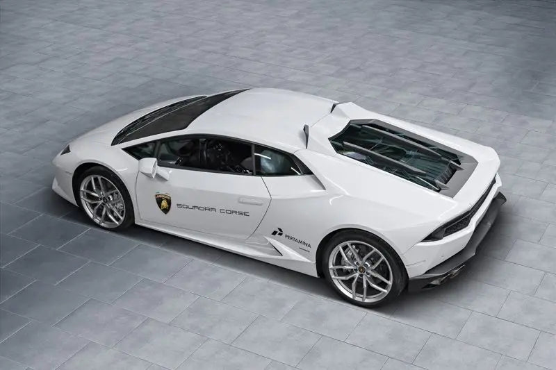 Capristo Glass Engine Bonnet in Carbon for Lamborghini Huracan Coupe