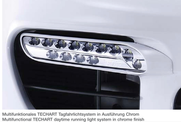 TechArt LED Daytime Running Lights for Porsche Boxster / Cayman 987, 911 Carrera 997, Cayenne 958, Panamera 970