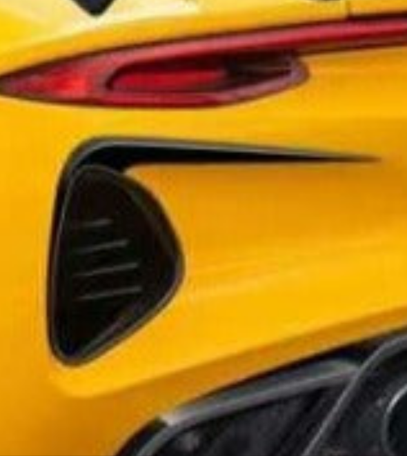 PAKTECHZ Carbon Fiber Rear Bumper Canards for Lotus Emira