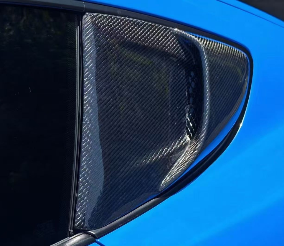 Porsche 718 Cayman GT4 RS Weissach Style Carbon Fiber Window Intake Sc ...