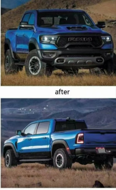 Dodge RAM 2013-2018 to 2021+ TRX Widebody Complete Conversion Kit