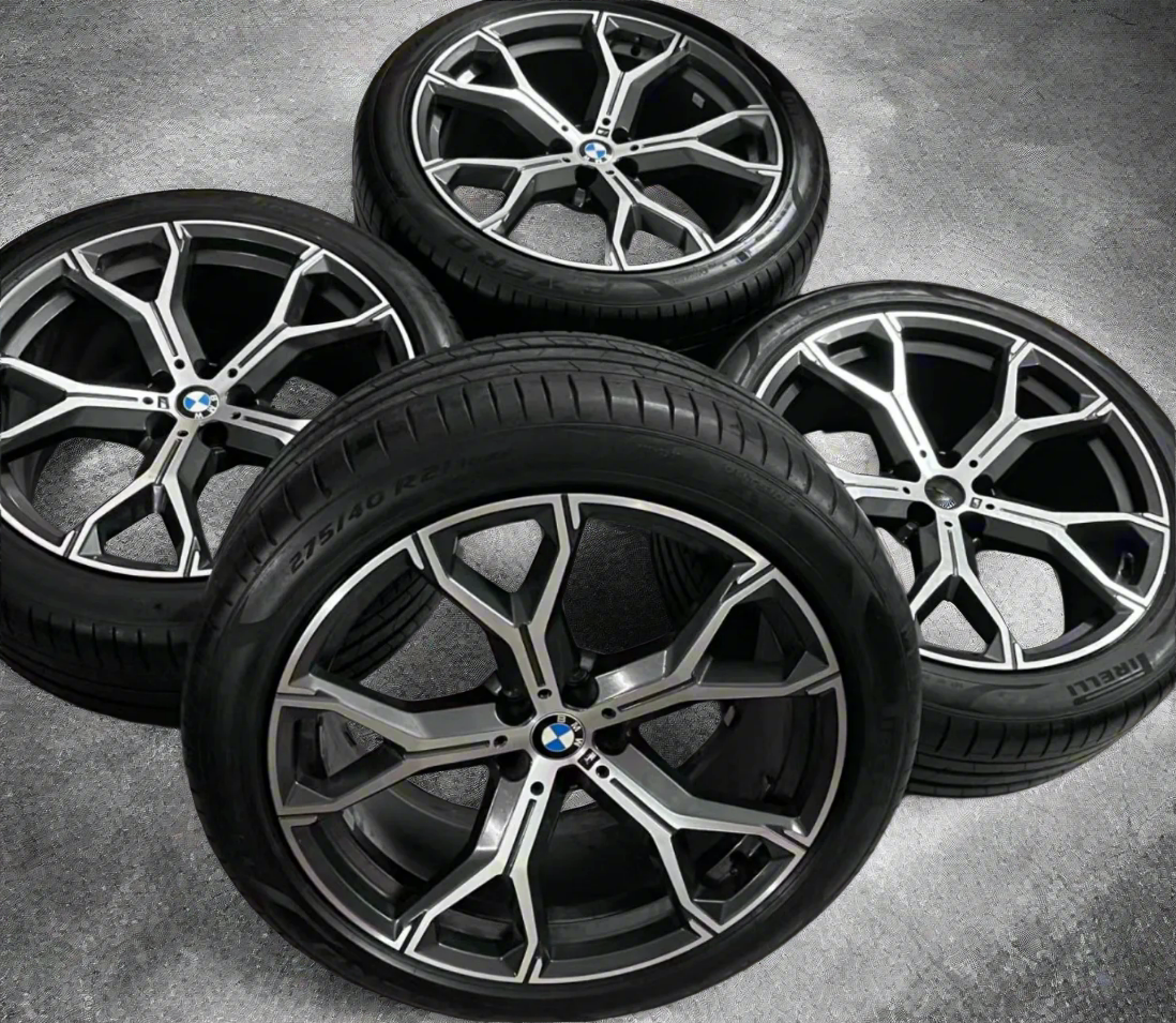 Complete Wheels 21” BMW X5 / X6 Style 741M OEM Complete Wheel Set – CarGym