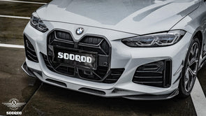 BMW 4-Series G26 2022+ Dry Carbon Fiber Front Lip Spoiler by SooQoo
