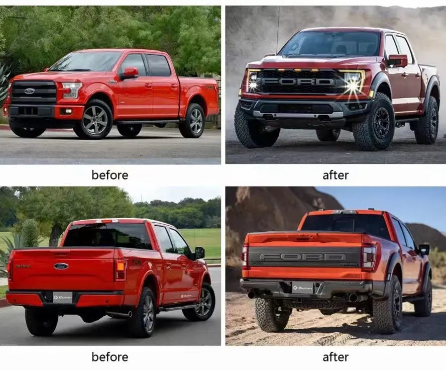 F150 Body Conversion Raptor Ford Raptor F150 2015-2020 to 2021+ Complete Conversion Kit – CarGym