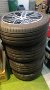 (Used) 20” Porsche Taycan Turbo Aero Wheel Set