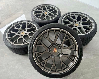 (Used) 20”/21" Porsche 911 992 RS Spyder Design OE Wheel Set