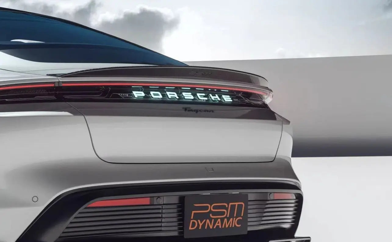 Tycan Rear Fender PSM Dynamic Carbon Fiber Rear Spoiler for Porsche Taycan 2020+ – CarGym