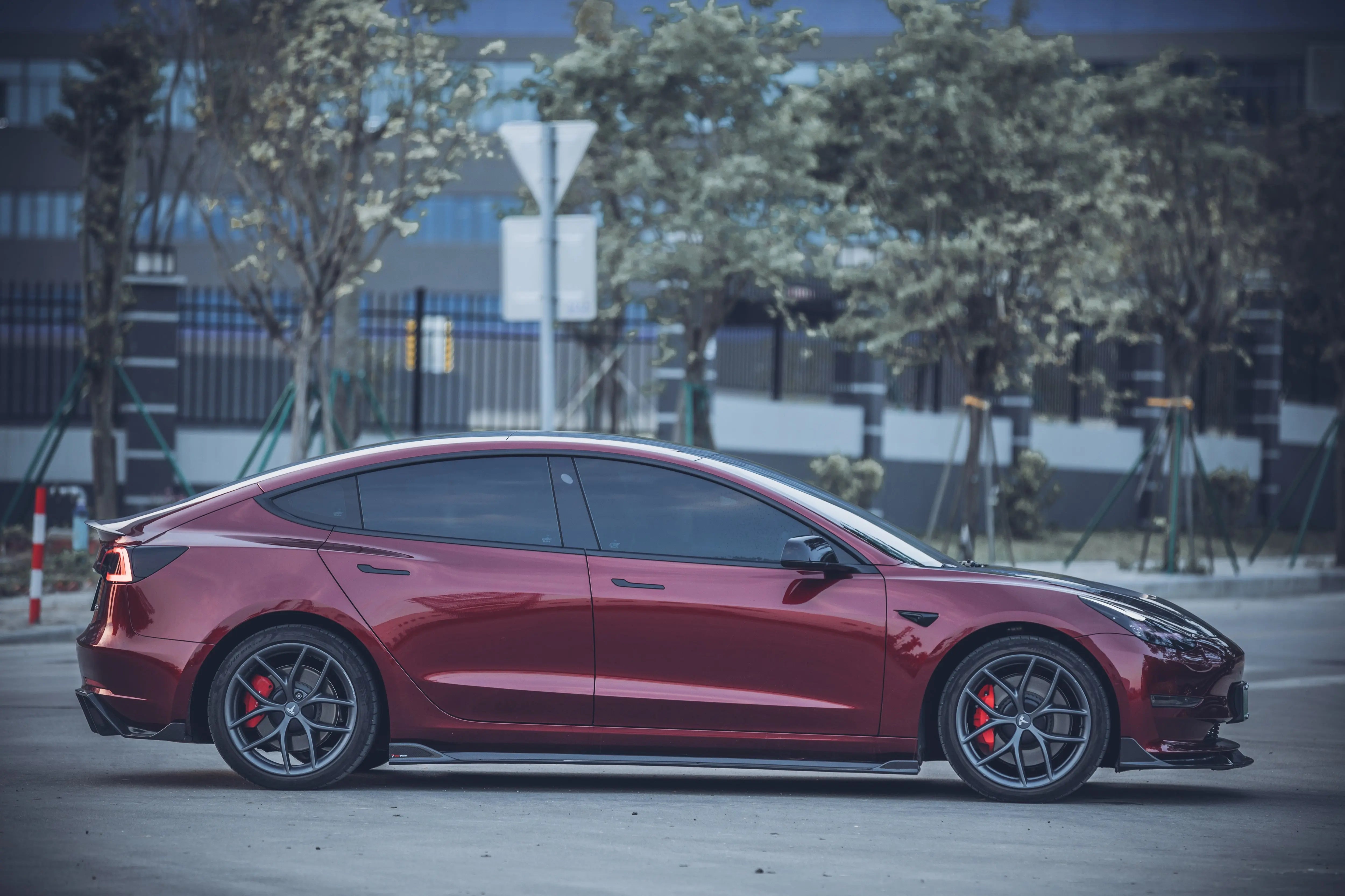 Modle 3 Body Kit TAKD CARBON Dry Carbon Fiber Body Kit for Tesla Model 3 – CarGym