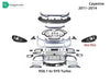 Porsche Cayenne 958.1 2011-14 to 9Y0 Conversion Kit