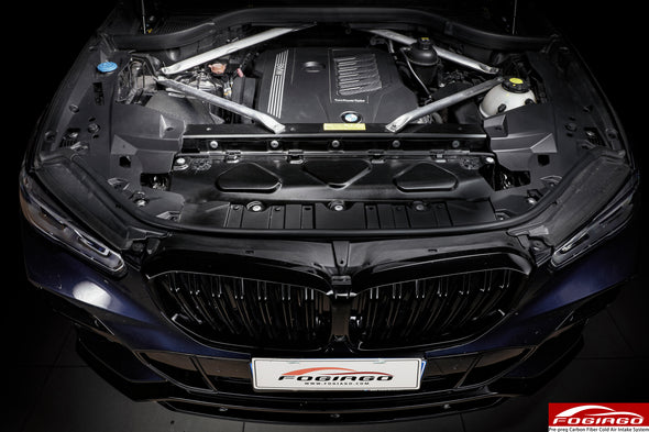 FOGIAGO Dry Carbon Fiber Cold Air Intake System for BMW X5 G05 X6 G06 3.0T B58 Engine