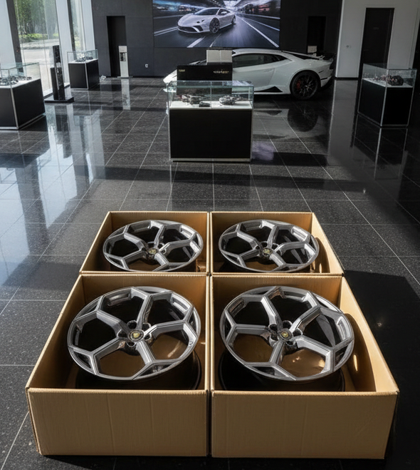 (Demo Car Wheels) 20" Lamborghini Huracan Original AESIR Forged Wheels