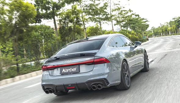 Karbel Carbon Dry Carbon Rear Diffuser Ver. 1 for Audi RS7 S7 A7 C8 2019+