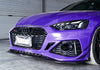 Karbel Carbon Dry Carbon Fiber Fog Light Trim Overlay For Audi RS5 B9.5 2020+