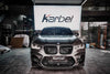 Karbel Carbon Dry Carbon Fiber Front Lip for BMW X4M & X4MC F98 & X3M & X3MC F97 2019-2021