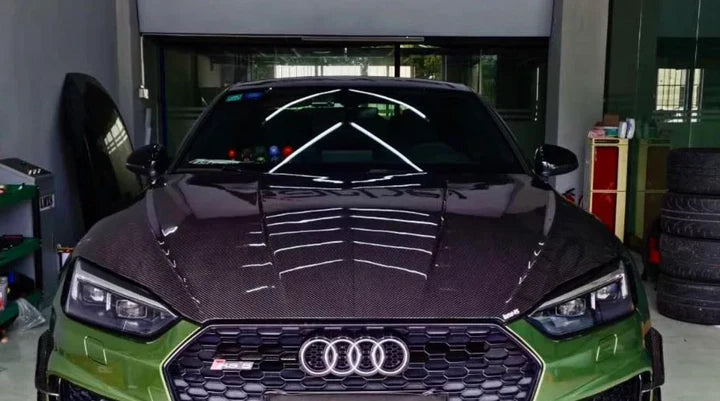 Karbel Carbon Dry Carbon Fiber Double-sided Hood… | CarGym