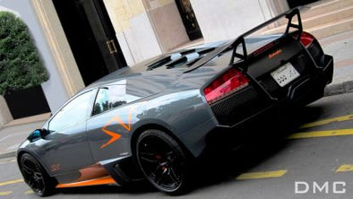 DMC Lamborghini Murcielago: Super Veloce (SV): Forged Carbon Fiber Engine Cover: Replaces the OEM Coupe Bonnet & Glass 580 LP640 and LP670