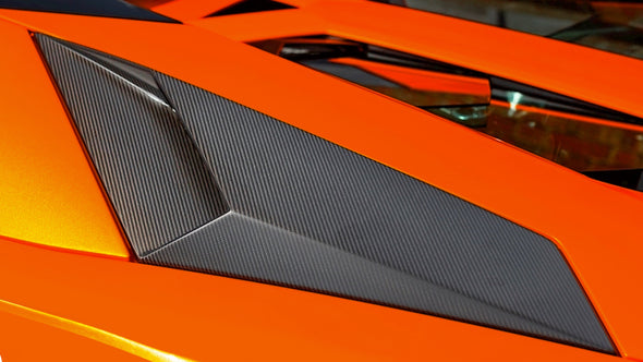Lamborghini Aventador Carbon Fiber LP750 SV Rear Vents fit the OEM LP700 Coupe & Roadster