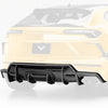 Z-Art Lamborghini Urus Dry Carbon Fiber Rampante Edizione Rear Diffuser