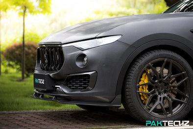 PAKTECHZ Carbon Fiber Front Canards for Maserati Levante