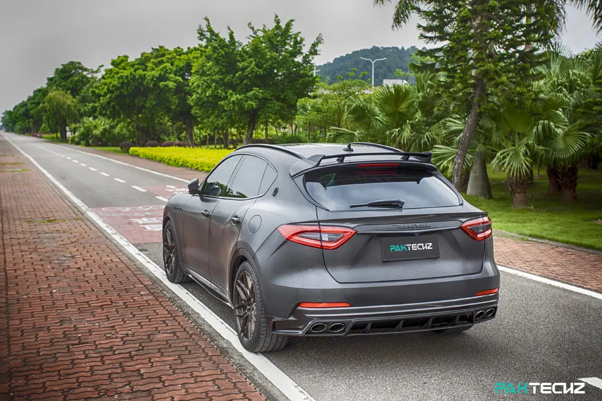 Maserati Levant Rear PAKTECHZ Carbon Fiber Rear Roof Spoiler for Maserati Levante – CarGym