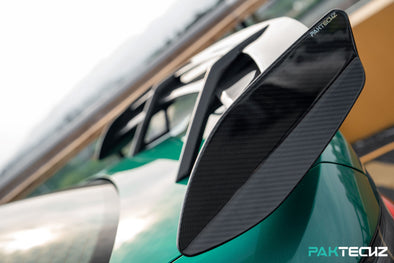 PAKTECHZ Carbon Fiber Side Rear Wing Spoiler Ver.2 for BMW M3 G80 / M4 G82