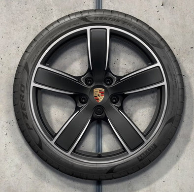 20” Porsche 718 Boxster / Cayman Carrera Sport OE Complete Wheels Set